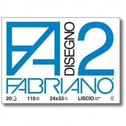 BLOCCO FABRIANO F2 24X33 LISCIO