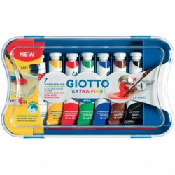 COLORE A TEMPERA GIOTTO 12 ML scatola 7 colori