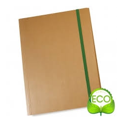 CARTELLA 3 LEMBI CON ELASTICO PIATTO 15 MM. 39X51 ECO "FSC" EUROCART