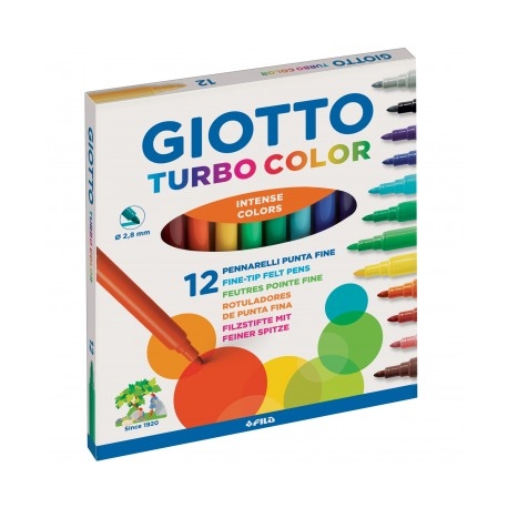 PENNARELLI GIOTTO TURBO COLOR  12 PZ.