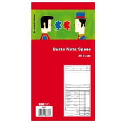 NOTA SPESE MODULO 25 BUSTE