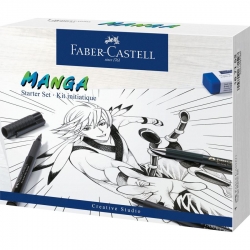 SET PITT ARTIST PEN MANGA STARTER PER PRINCIPIANTI FABER