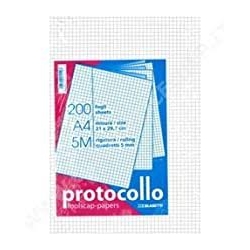 FOGLI PROTOCOLLO 5MM 10 FG.