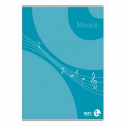 MAXIQUADERNO MUSICA 21X30 16 FF. BM