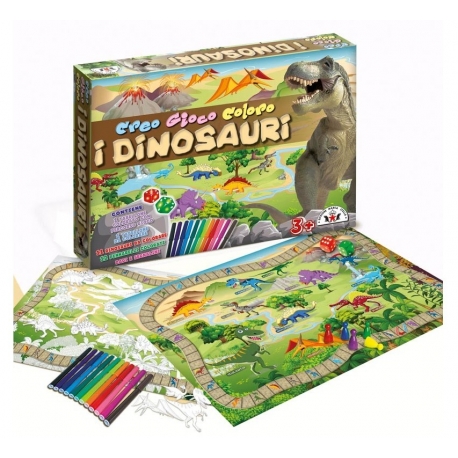 I DINOSAURI CREO GIOCO E COLORO