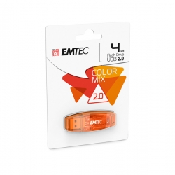 MEMORIA USB 2.0 ARANCIONE 4 GB.