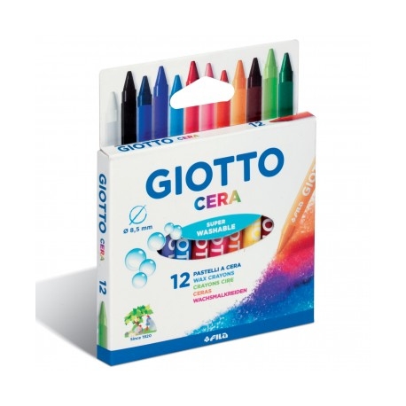 PASTELLI GIOTTO CERA SCATOLA 12 PZ.