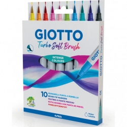 PENNARELLI GIOTTO TURBO SOFT BRUSH SCATOA 10 PZ. FILA