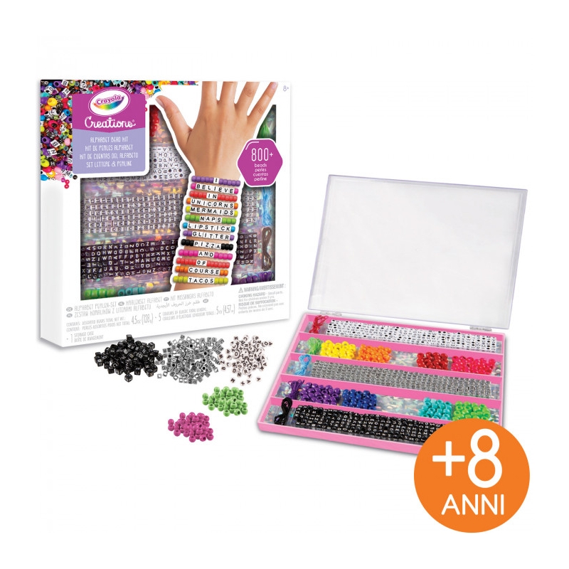 SET PERLINE CREA I TUOI BRACCIALETTI CRAYOLA