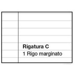 Maxi quaderno Seven a righe c/margine