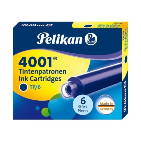 CARTUCCE STILOGRAFICA TP/6 PELIKAN BLU