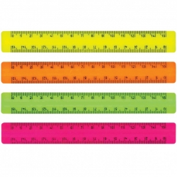 RIGHELLO STRETTO 15 CM. PLASTICA ARDA