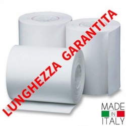 ROTOLO CARTA TERMICA PER REGISTRATORE DI CASSA Misura: mm. 57x30 mt. D47