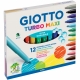 PENNARELLI GIOTTO TURBO MAXI FILA 12 PZ.