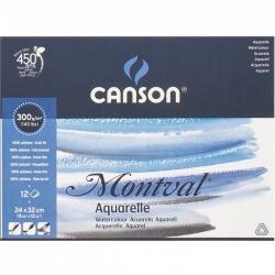 ALBUM BELLE ARTI MONTVAL 300g/m² 12 fg. CANSON Versione: 24x32 cm. - grana fine